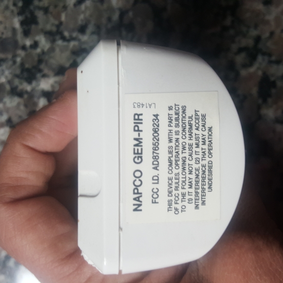 Napco GEM-PIR motion sensor White,for Gemini security system Panels - Picture 3 of 3